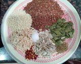 A picture of step 1 of Mixed seeds savoury chikki made in Air fryer.