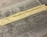 Une image de l'étape 3 de Palmiers feuilletés au pesto de cresson, jambon blanc et pavot bleu.