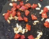 A picture of step 2 of My Chorizo Omelette with Cheese and herbs 🤗.