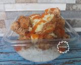 Foto langkah ke 9 dari resep Chicken Pok Pok Mozarella.