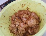A picture of step 1 of Chicken lollipops#teamcontest#baking classy.