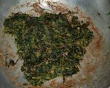 A picture of step 1 of Methi stuffed besan chilla.