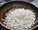 A picture of step 4 of Roasted Sunflower Seeds and Jaggery Brittles.