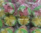 Foto langkah ke 4 dari resep Bolu kukus semangka 🍉.
