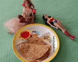 A picture of step 5 of Sweet Paratha/ Cheeni ka Paratha.