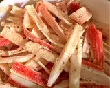 Gambar langkah 2 resipi Crispy Crab Stick.