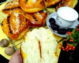 عکس مرحله 1 از دستور نان لقمه ای solmaz