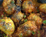 A picture of step 7 of "Lababdar Aloo -Mattar".