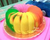 Foto langkah ke 8 dari resep Bolu skm warna warni.