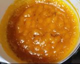 A picture of step 3 of Mango burfi.