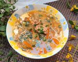 Hình bước làm 2 của món Canh kim chi thịt xay