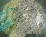 Foto langkah ke 3 dari resep Bolu Kukus Pisang Coklat (Eggless, No Mixer).