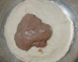 Foto langkah ke 2 dari resep Orange Peel Double Choco Sourdough Bread 74% (Open Bake Method).