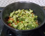 A picture of step 3 of Creamy Broccoli Soup.