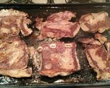 Foto del paso 2 de la receta: Entrecot a la plancheta con papas al horno
