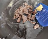 A picture of step 2 of Choco Almond Fudge.