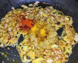 A picture of step 7 of Egg tawa masala.