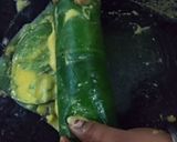A picture of step 4 of Colocasia Leaves (Paatra).