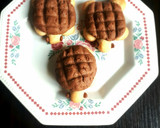 A picture of step 5 of Turtle cookies.