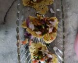 A picture of step 2 of One bite Papar tandoori chaat recipe.