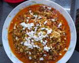 A picture of step 9 of Paneer cheese ghotala.