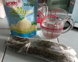 Foto langkah ke 1 dari resep Es Kiyuri dengan Jelly Rasa Lemon Mint.