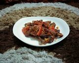 Foto langkah ke 4 dari resep Cumi Asin Peda Cabe Merah.