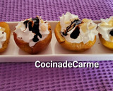 Foto del paso 4 de la receta: Manzanas asadas 🍎 con nata y chocolate