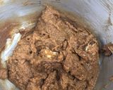 A picture of step 2 of Chocolate chip cookie cake.