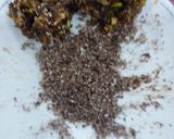 A picture of step 1 of Nuts chocolate nariyal ladoo.