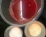 Hình bước làm 2 của món Panna cotta dưa hấu, trà xanh