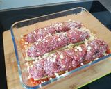 Une image de l'étape 5 de Courgette farcie à l italienne.