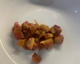 A picture of step 3 of Rhubarb Fool.