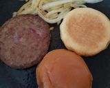 A picture of step 1 of One fried Onion Big Steak Burger 😀.