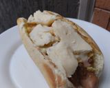 Foto del paso 9 de la receta: Perritos🧀calientes🍍a mi estilo🥯🌭