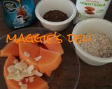 Foto del paso 1 de la receta: Licuado de papaya avena y linaza