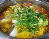 Hình bước làm 3 của món Lẩu cá tầm măng chua