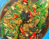 Hình bước làm 2 của món Cá hấp xì dầu