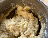 A picture of step 1 of Lebanese stuffed in pita bread.