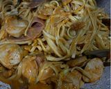 Foto langkah ke 5 dari resep Rose Pasta (Fettuccine).