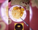 A picture of step 3 of Macaroni jollof.