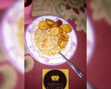 A picture of step 3 of Macaroni jollof.