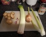 A picture of step 1 of Bacon and bean soup.