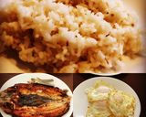 A picture of step 4 of Leftover Garlic Fried Rice.