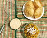 A picture of step 8 of Luchi Ghugni.