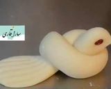 عکس مرحله 4 از دستور نان به شکل کبوتر