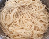 Foto del paso 6 de la receta Espaguetis a la carbonara (con huevo)