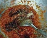 A picture of step 4 of Mushroom masala.