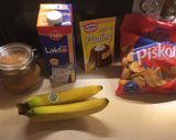 A picture of step 1 of Chocolate pudding.