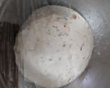 A picture of step 9 of Garlic Bread with fresh basil (no oven bread).